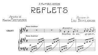 Lili Boulanger  Reflets 1911 [upl. by Yehc]