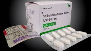 Sobiz 500 Tablets Sodium Bicarbonate TabletsUSP 500 mg [upl. by Meares470]