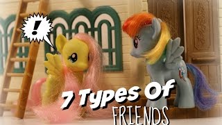 MLP 7 Types Of Friends [upl. by Hada]