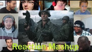 Call of Duty WWII Official Reveal Trailer REACTION MASHUP [upl. by Astera831]