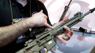 LWRC M6IC Tactical Rifle  SHOT Show 2012 [upl. by Ecnirp]