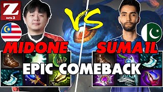 MIDONE PUCK vs SUMAIL PANGOLIER  Epic Battle Of Mid Dota 2 Players  Z Dota 2 Channel [upl. by Eelyram318]