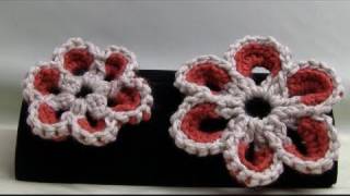 Crochet Large Flower Pattern  EASY  The Crochet Crowd [upl. by Clinton]