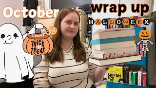 october reading wrap up  books I read during spooky season  romance thriller and fantasy [upl. by Templa]