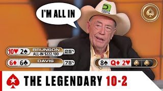 DOYLE BRUNSON Hand Best of TENDEUCE ♠️ Best of The Big Game ♠️ PokerStars [upl. by Currey]