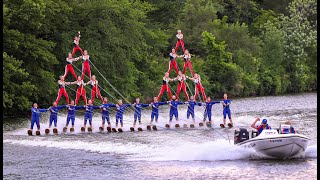 VIDEO Waterhawks Ski Team Performs [upl. by Sclater]