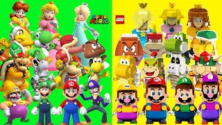 All Super Mario Party characters LEGO vs ORIGINAL [upl. by Melinda]