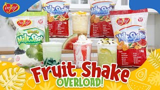 Fruit Shake Overload Video  Fruit Milk Shake Recipes  inJoy Philippines [upl. by Ecirtak]