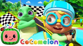 Go Kart Racing Song  CoComelon Animal Time Nursery Rhymes amp Songs for Kids [upl. by Eeroc]