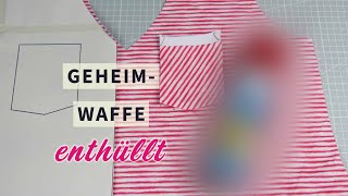 Geheimwaffen fürs Nähen ✂️💡 Spitzbodentasche nähen leicht gemacht [upl. by Htiderem688]