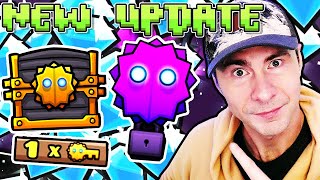 Geometry Dash NEW UPDATE  GOLD KEYS NEW Wraith Vault Codes Events and MORE [upl. by Alan]