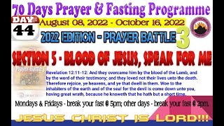 Day 44 MFM 70 Days Prayer amp Fasting Programme 2022Prayers from Dr DK Olukoya General Overseer MFM [upl. by Dorine]