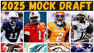 2025 NFL Mock Draft  New Faces in the First [upl. by Randene885]