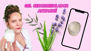 Tutorial de como hacer GEL SEBORREGULADOR y ANTIACNÉ simple 🧴😍 [upl. by Kola562]