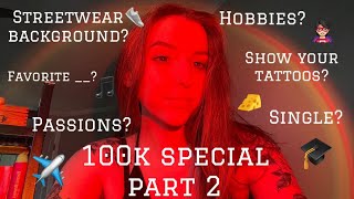 ASMR 100k Special  QampA Part 2 Answering Personal Questions [upl. by Aenel]