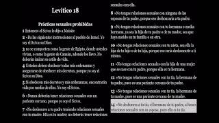 Levítico 18  Biblia Dramatizada NTV [upl. by Arobed]