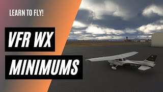 Learn VFR Weather Minimums For GOOD  Airspace Visibility and Cloud Requirements [upl. by Sampson]