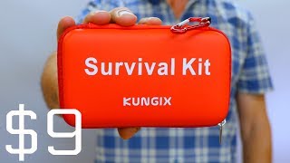 Testing The Cheapest Survival Kit On AMAZON [upl. by Pucida]