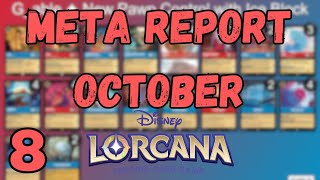 Das sind die META amp MATCHUPS nach BIRMINHAM amp VEGAS  META REPORT OKTOBER Disney Lorcana GerDe [upl. by Anilrats]