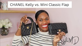 Chanel Kelly vs Mini Classic Flap [upl. by Markus]