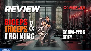 REVIEW ALAT GYM BERKUALITAS COREFLEX BICEPS AND TRICEPS TRAINING CARMFF86 [upl. by Elohcim]