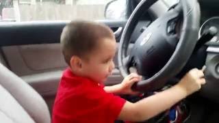 the four year old driver [upl. by Ayik]