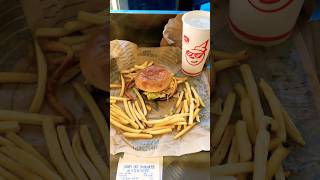 Jack in the Box Bonus Jack Cheeseburger Combo with French Fries Youtubeshorts Las Vegas Fast Food [upl. by Fax356]