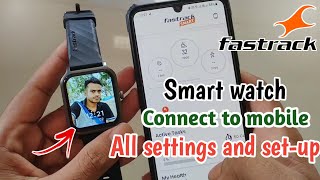 how to connect fastrack watch to phonefastrack smart watch mobile connect [upl. by Aynos]