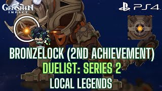 Local Legend Bronzelock  2nd Achievement  Duelist Series 2  Genshin Impact 52 [upl. by Wartow]