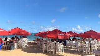 🏝️MOVIMENTO DA PRAIA DE TAPERAPUAN AXÉ MÓI EM PORTO SEGURO NESSA SEGUNDAFEIRA 04112024 [upl. by Haskell]