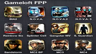 iOS Old Games The Beat Gameloft First Person Shooter FPS [upl. by Eintruoc]