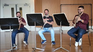 Trumpet Section excerpt  Daniel Leal Marlon Humphreys e Tássio Furtado  Composer Ronaldo Miranda [upl. by Anairt]