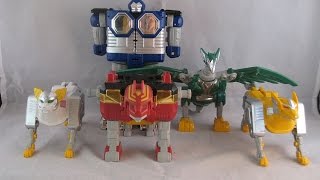 Retro Review Galaxy Megazord Power Rangers Lost Galaxy [upl. by Anialad769]