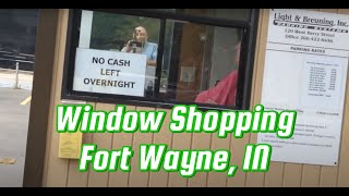 Fort Wayne Window Shopping with TaterSalad 1a citytour [upl. by Inohs844]