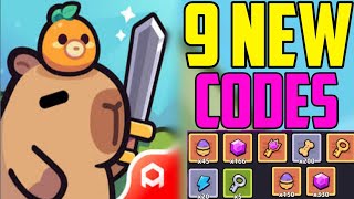 All New⚡ Capybara Go Redeem Codes 2024  Capybara Go Promo Codes Redeem Codes [upl. by Nuoras]