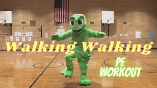 PhysEdZone “Walking Walking” FitnessDance PE Workout  Brain Break [upl. by Heriberto]