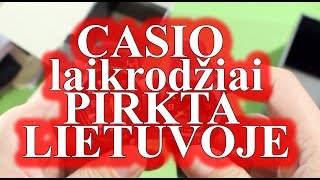 Perkame Lietuvoje Casio laikrodžiai iš Laikrodziailt [upl. by Reitman136]