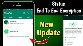 Whatsapp Status End To End Encryption Update  TAMIL REK [upl. by Haroppiz]