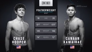 FREE FIGHT  18yearold Hooper Impresses  DWCS Week 6 Contract Winner  Season 2 [upl. by Lleroj707]