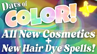 BETA Days of Color 2024 🌈 Upcoming Cosmetics and New Hair Dye Sky Beta Updates  nastymold [upl. by Robillard]