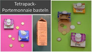 Tetrapack Portemonnaie basteln [upl. by Brynne]