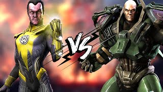 Injustice  Sinestro vs Lex Luthor [upl. by Zulema]