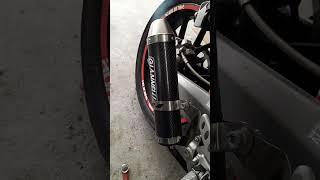 Aprilia RS50 Dźwięk tłumika Giannelli Exhaust Sound Giannelli Aprilia [upl. by Serra]