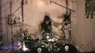 Sonny Tremblay  SIXXAM Lies of the Beautiful people Drums [upl. by Yssac]