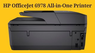 How to complete Setup of HP OfficeJet Pro 6978 AllinOne Printer [upl. by Ydnec]