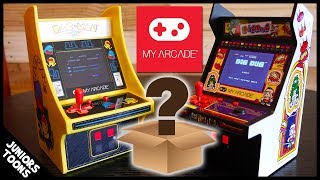 My Arcade Unboxing and Review Micro Arcades PacMan Dig Dug  JUNIOR TOONS [upl. by Handal]