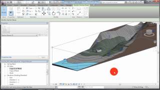 Revit 2010 Intermediate Exporting a toposurface for CNC Milling [upl. by Norrab]