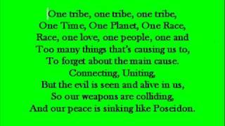 One Tribe by Black Eyed Peas Lyrics [upl. by Larentia]