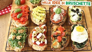 MILLE IDEE DI BRUSCHETTE PER LESTATE  Ricette Facili per tutti i Gusti  Italian Bruschetta [upl. by Davis]