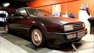 VW Corrado VR6 Dyno Power Test [upl. by Nauj]